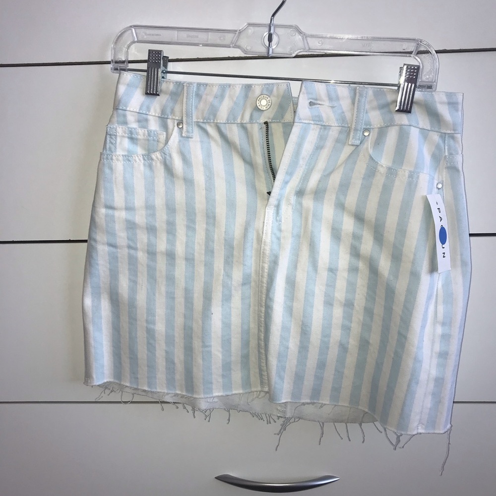 new pacsun striped skirt